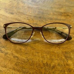 Kate spade Jabria women’s eyeglasses burgundy gold